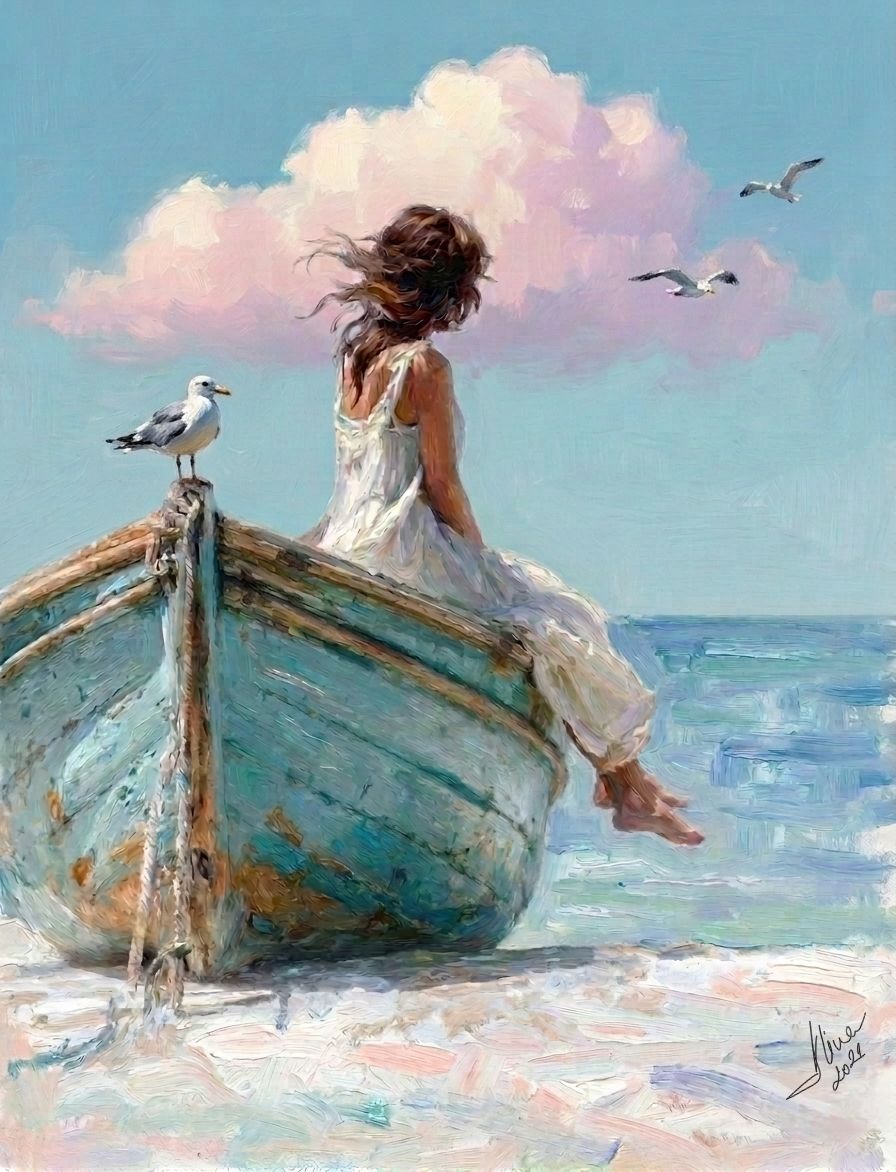 ArteDiAlina.com painting: Pink Cloud